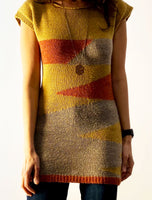 1970s tunic sweater detail