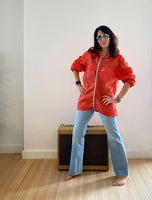 Vintage Red K-Way Jacket Front