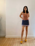 Border Stripe Miniskirt Front