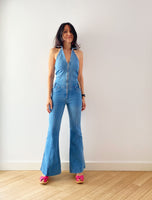 Retro denim jumpsuit