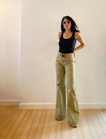 Khaki Bell Bottom Pants